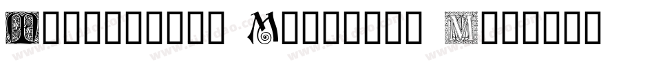 Ornamental Initials K字体转换